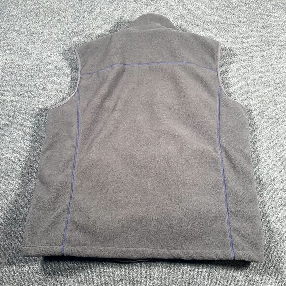 New York Giants Mens Large Full Zip Fleece Vest NFL Football Cold Weather - Picture 7 of 8